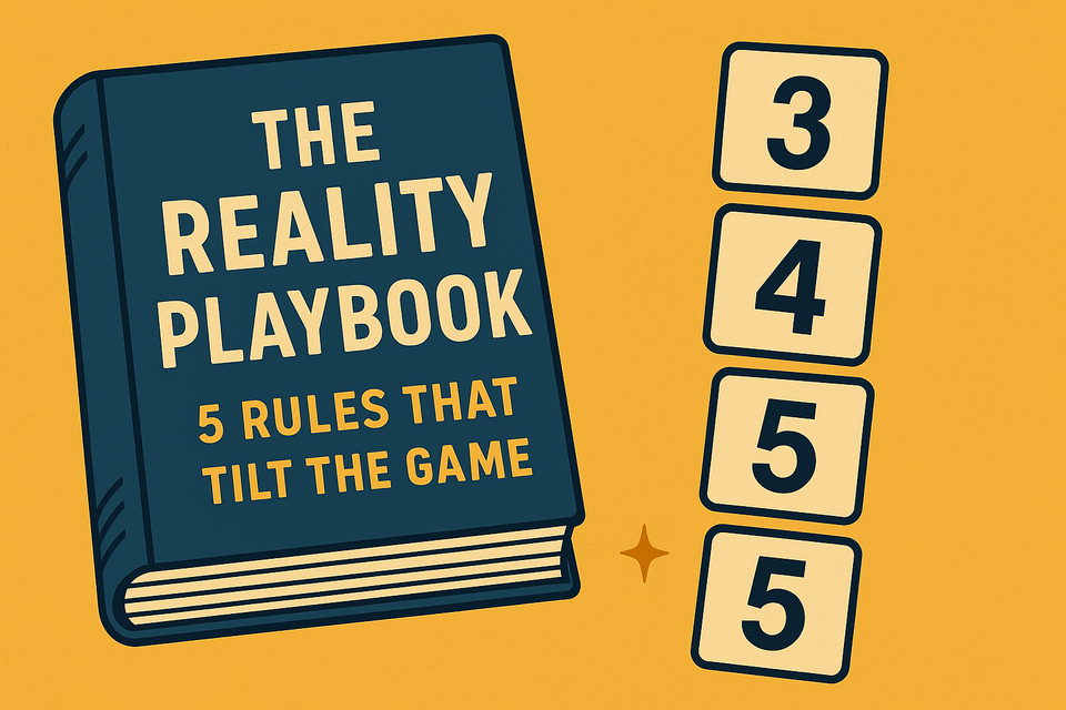 The Reality Playbook: 5 Rules That Tilt the Game